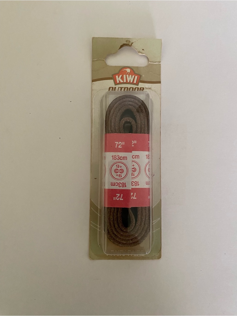 Kiwi Outdoor 72” Brown Leather Shoelace